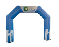 Stad Halle opblaasbare reclameboog